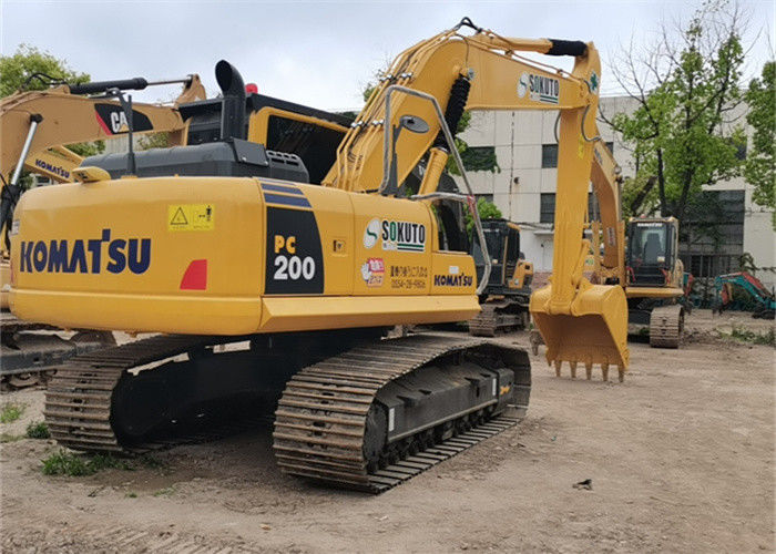 20 Ton Ucuz Kullanılmış Ekskavatör Japonya İthalatı Komatsu Pc 200-8 İyi Performansı ve Düşük Çalışma Saati