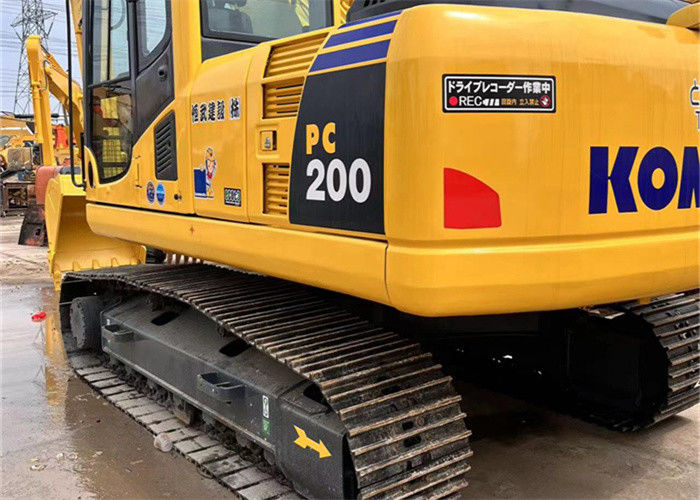 20 Ton Ucuz Kullanılmış Ekskavatör Japonya İthalatı Komatsu Pc 200-8 İyi Performansı ve Düşük Çalışma Saati
