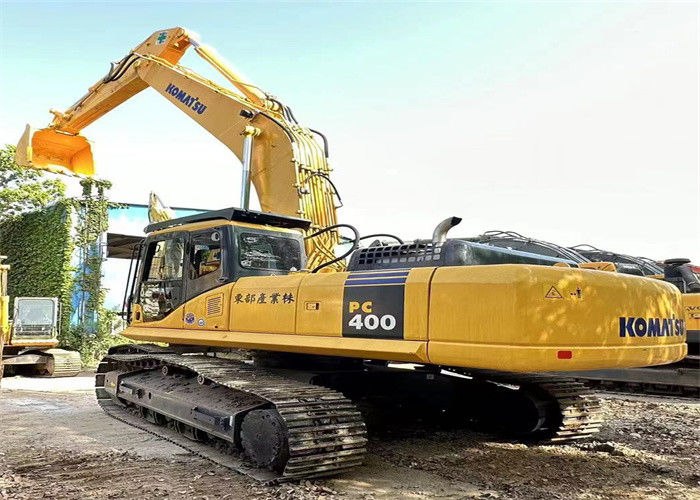 Neredeyse yeni Japonya kullanılmış sürünen kazıcı makinesi yenilenmiş Komatsu pc 400-7 kazıcı satılıyor