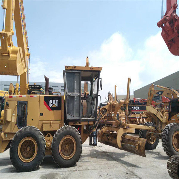 Caterpillar 140 Gc Motor Grader 17 Ton CAT 140K Kullanılmış Caterpillar Motor Grader