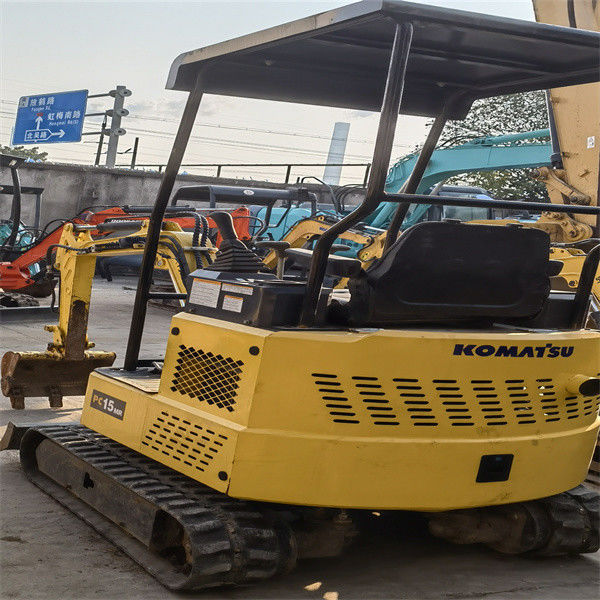 Çalışmaya hazır ve deneyimli kullanılmış Japonya komatsu PC 15 MR iyi durumda