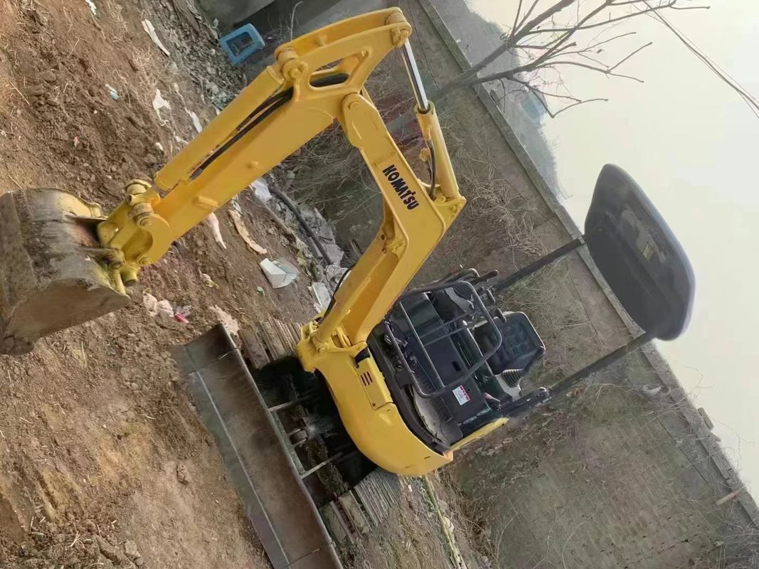 Kullanılmış toprak taşıma makineleri sürünen kazıcı 2 ton yüksek kaliteli mini kazıcı Komatsu pc 18 MR