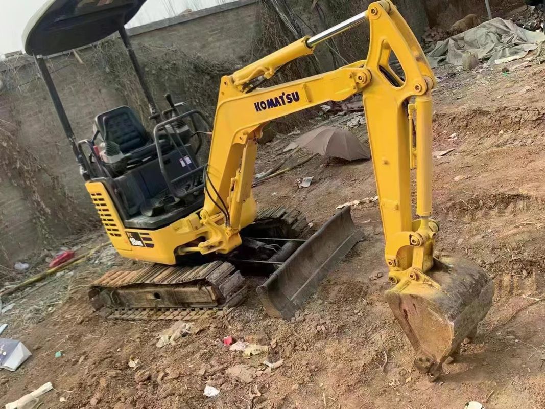 Kullanılmış toprak taşıma makineleri sürünen kazıcı 2 ton yüksek kaliteli mini kazıcı Komatsu pc 18 MR
