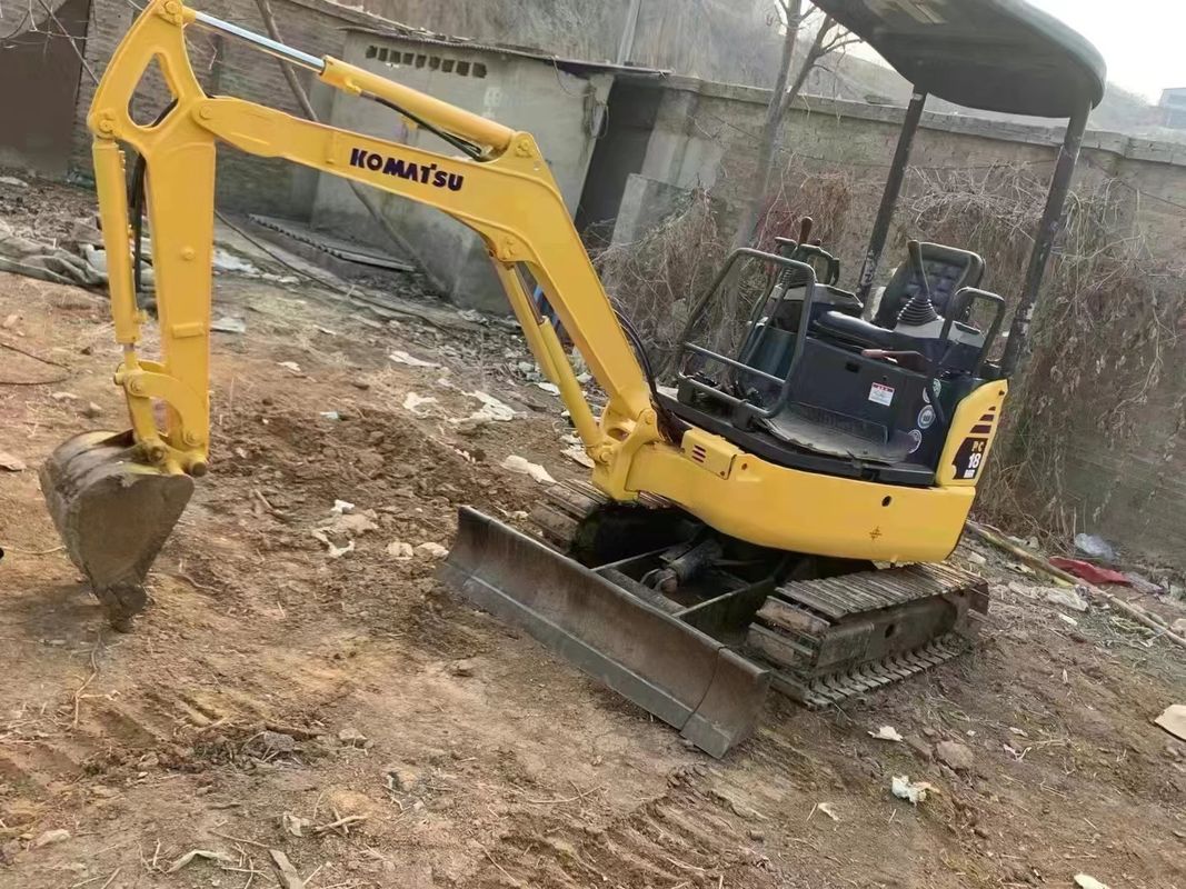 Kullanılmış toprak taşıma makineleri sürünen kazıcı 2 ton yüksek kaliteli mini kazıcı Komatsu pc 18 MR