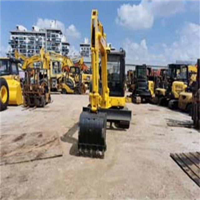 Yüksek kaliteli 6 ton kullanılmış Japonya ithal Komatsu pc 55 MR daha kısa çalışma saatleri olan sürükleyici kazıcı