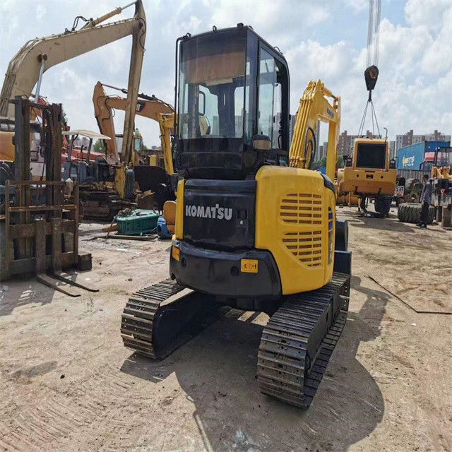 Yüksek kaliteli 6 ton kullanılmış Japonya ithal Komatsu pc 55 MR daha kısa çalışma saatleri olan sürükleyici kazıcı