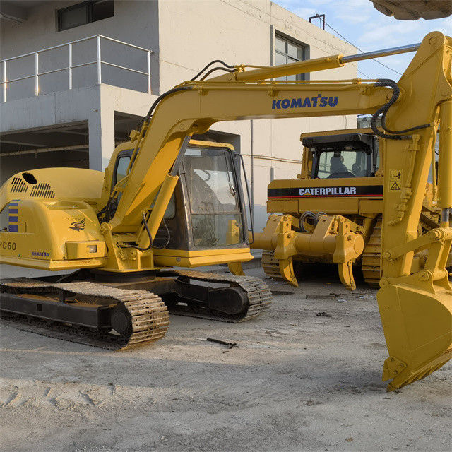 Yüksek kaliteli 6.3 ton kullanılmış Japonya ithal Komatsu pc 55 MR daha kısa çalışma saatleri olan sürükleyici kazıcı