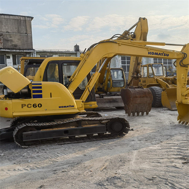 Yüksek kaliteli 6.3 ton kullanılmış Japonya ithal Komatsu pc 55 MR daha kısa çalışma saatleri olan sürükleyici kazıcı
