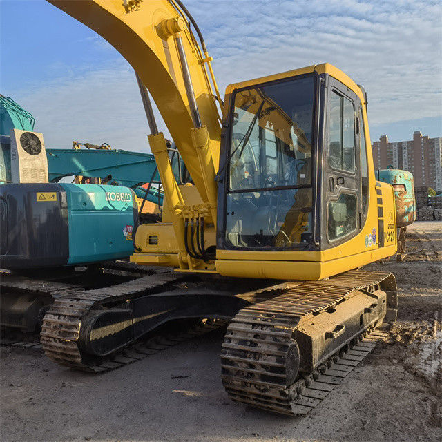 Yüksek Kalite 12 Ton Kullanılmış Ekskavatör Japonya İthalat Komatsu Pc 120 Sürünen Ekskavatör Daha Kısa Çalışma Saatleri