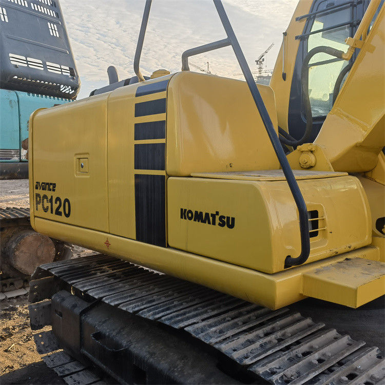 Yüksek Kalite 12 Ton Kullanılmış Ekskavatör Japonya İthalat Komatsu Pc 120 Sürünen Ekskavatör Daha Kısa Çalışma Saatleri