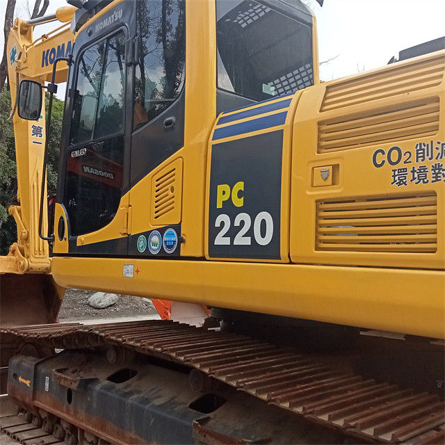 Neredeyse yeni Japonya ithalatlı sürünen kazma makinesi kullanılmış yenilenmiş Komatsu pc 220-8