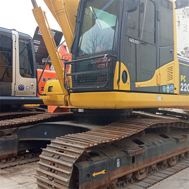 Neredeyse yeni Japonya ithalatlı sürünen kazma makinesi kullanılmış yenilenmiş Komatsu pc 220-8