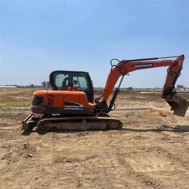 5.5 Ton Hazır Kullanılmış Kazı Makinesi İş için Ve Deneyimli Kullanılmış Kore İthalatı Doosan DX 55
