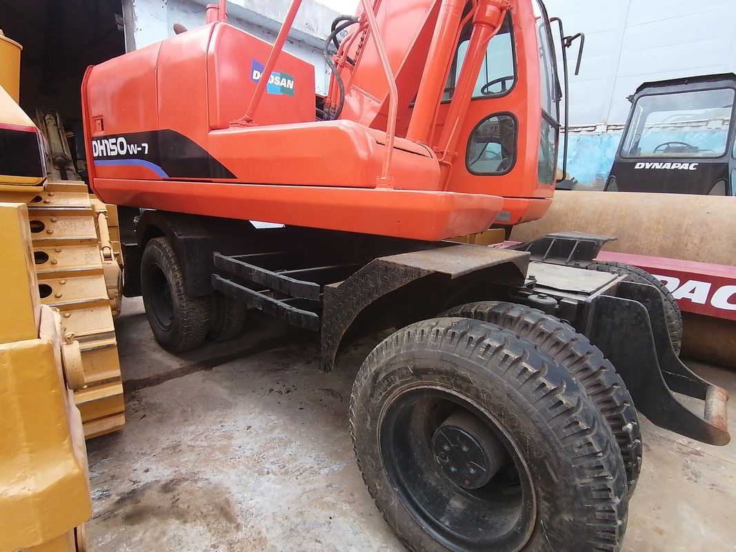 Çalışmaya hazır ve deneyimli Kore kullanılmış DH150W-7 kullanılmış kazıcı iyi durumda