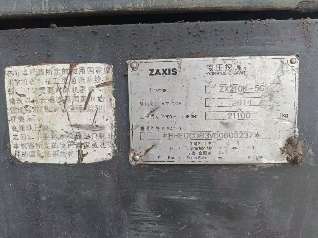21 Ton Hazır Kullanılmış Kazı Makinesi İş için Ve Deneyimli Kullanılmış Kore İthalatı Hitachi 210-5G