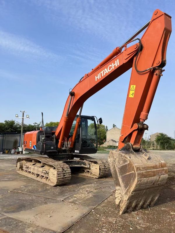 20 tonluk kullanılmış kazık makinesi iş için hazır ve Kore ithal Hitachi 200-5A iyi durumda