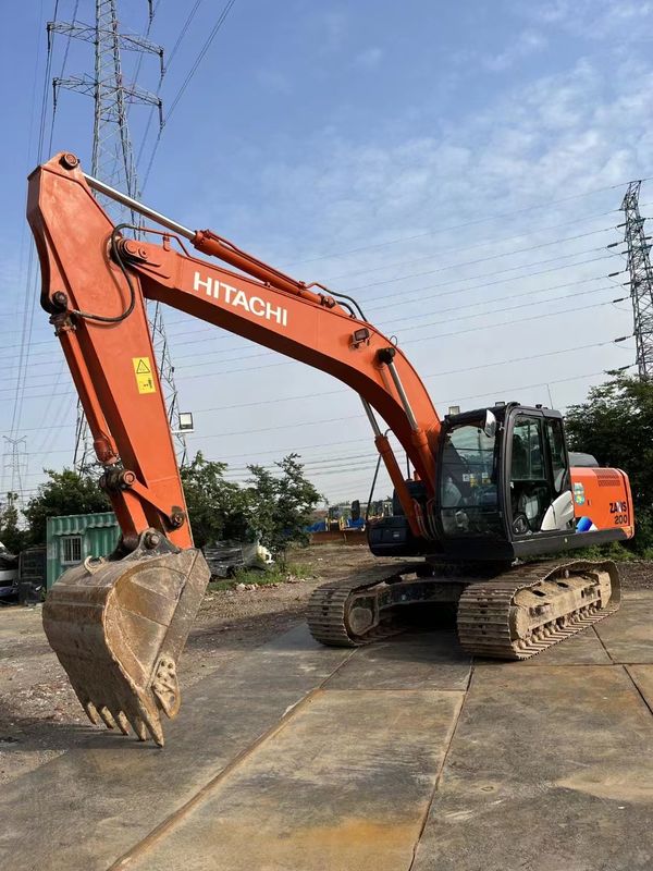 20 tonluk kullanılmış kazık makinesi iş için hazır ve Kore ithal Hitachi 200-5A iyi durumda