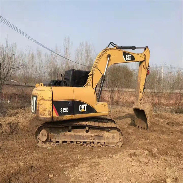 17.5 ton neredeyse yeni Japonya ithal sürünen kazma makinesi kullanılmış yenilenmiş CAT 315D
