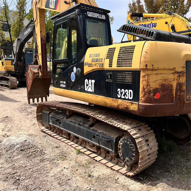 23 tonluk iş için hazır ve deneyimli kullanılmış Japonya Caterpillar 323 D iyi durumda