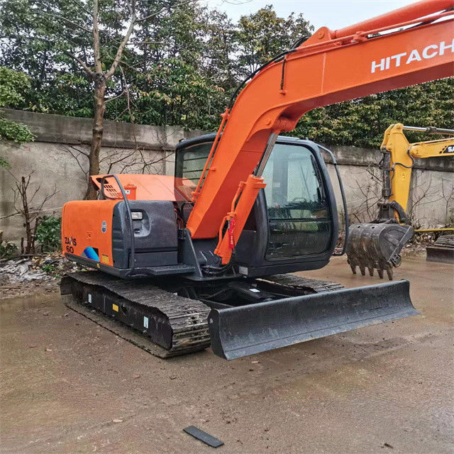 6 tonluk mini kullanılmış kazık makinesi iş için hazır ve deneyimli kullanılmış Japonya ithalatı Hitachi ZX 60 iyi durumda