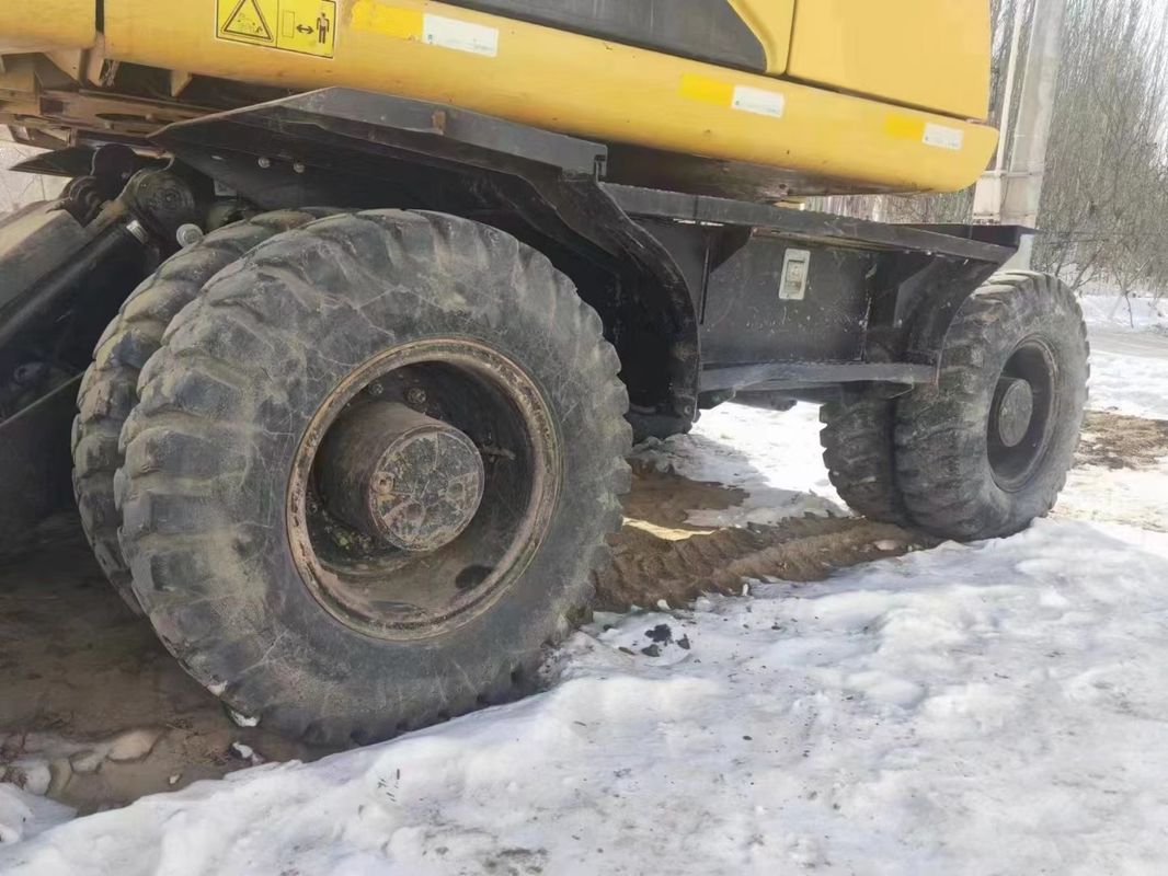 Çalışmaya hazır Caterpillar M315D Kullanılmış Tekerlekli kazıcı, kısa çalışma süresi ve iyi durumda