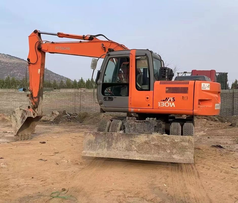 14 ton Japonya % 90 yeni Hitachi ZX 130W Alınan Tekerlekli kazık makinesi yüksek kaliteli ve en iyi performanslı satılıyor