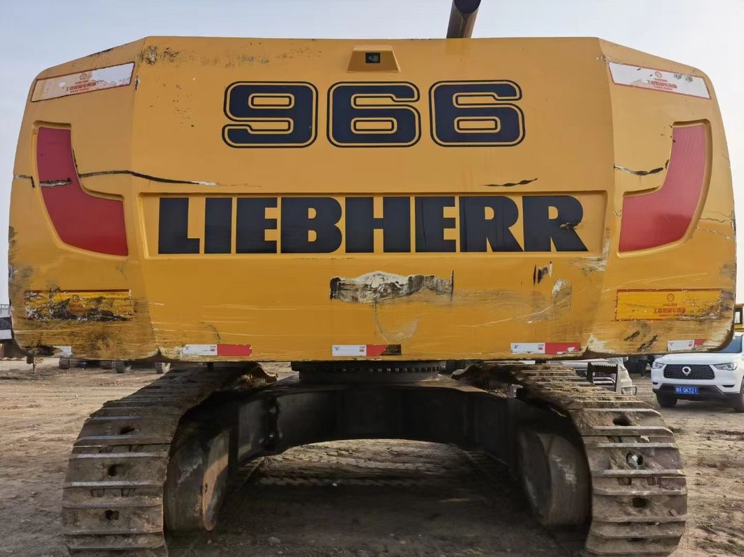 Alınan Liebherr R966, işe hazır ve iyi durumda.