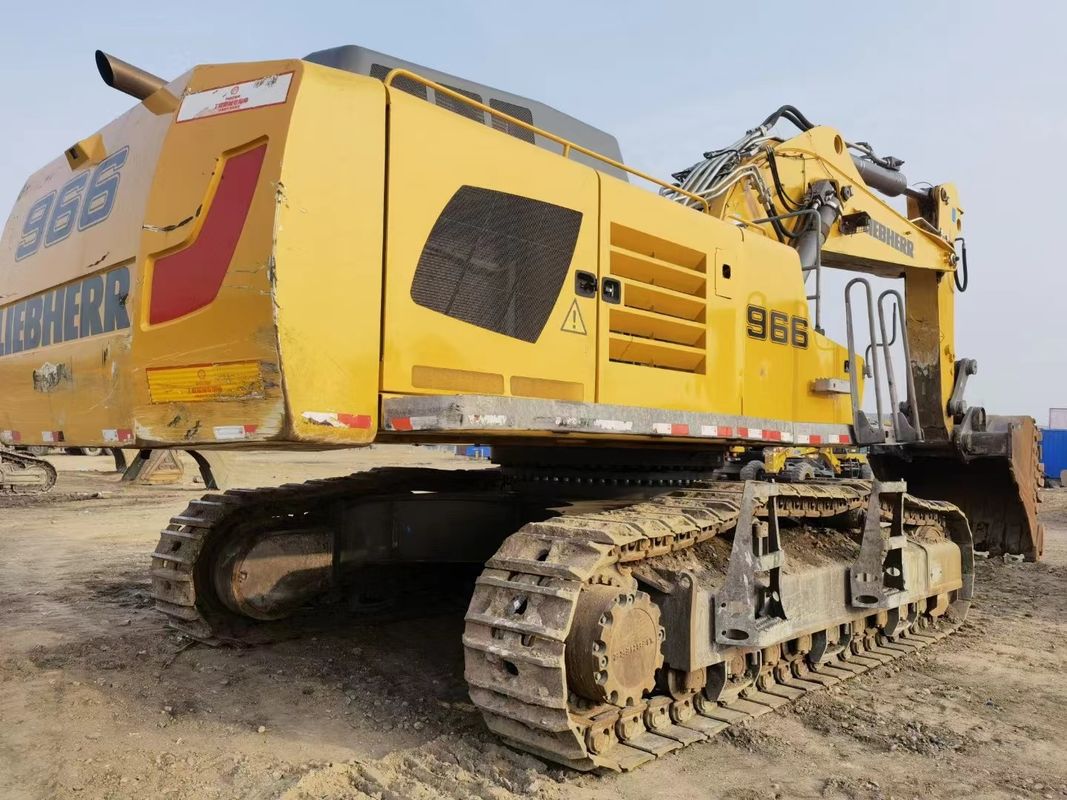 Alınan Liebherr R966, işe hazır ve iyi durumda.