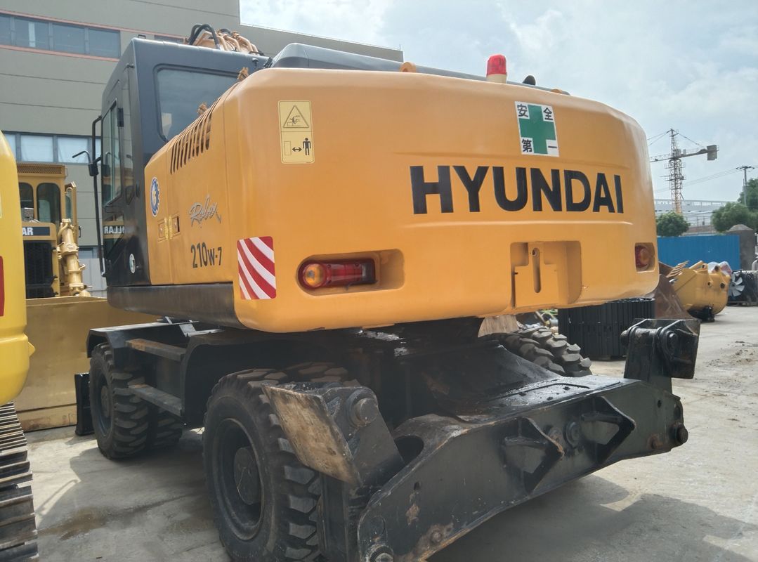 21.2 ton Hyundai 210W-7 Kullanılmış Tekerlekli Kazı Makinesi 1.34m3