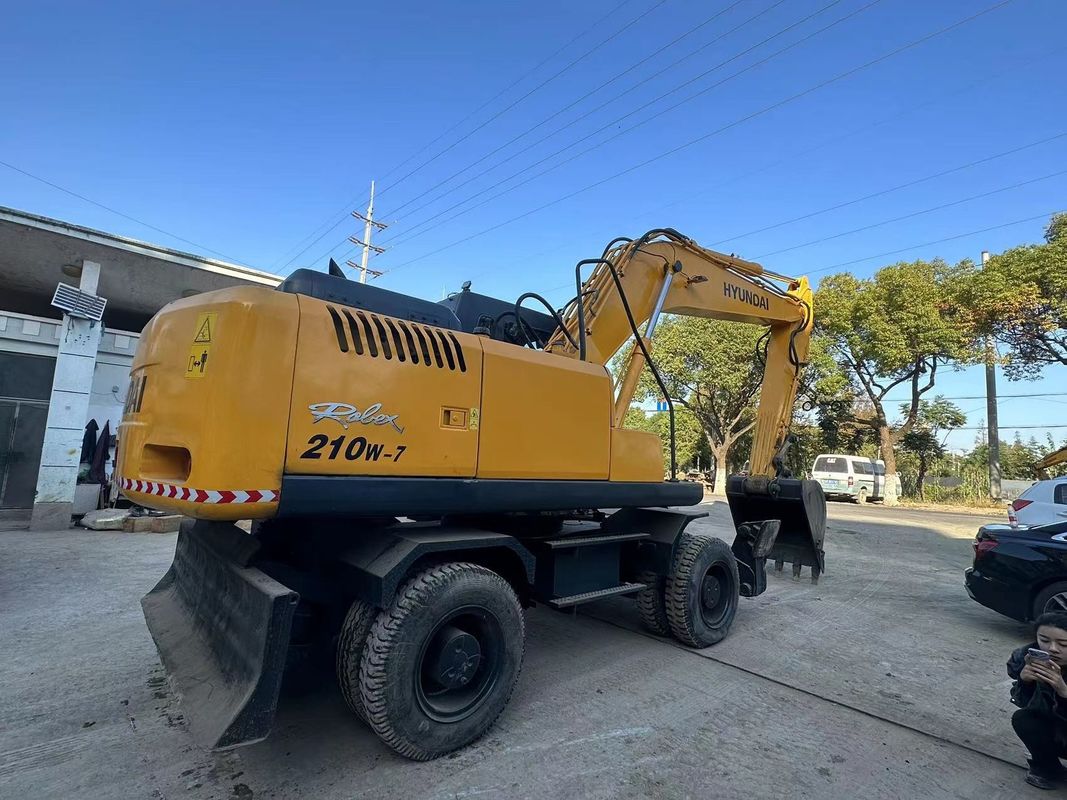 21.2 ton Hyundai 210W-7 Kullanılmış Tekerlekli Kazı Makinesi 1.34m3