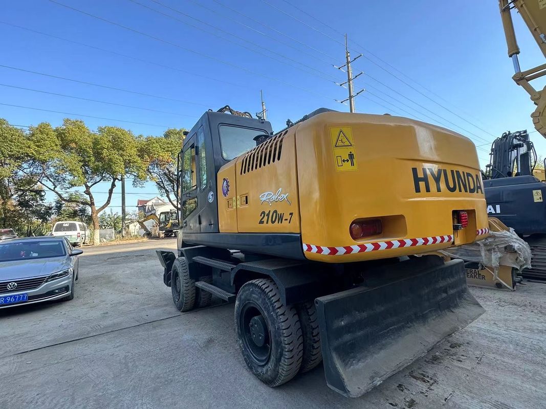 21.2 ton Hyundai 210W-7 Kullanılmış Tekerlekli Kazı Makinesi 1.34m3