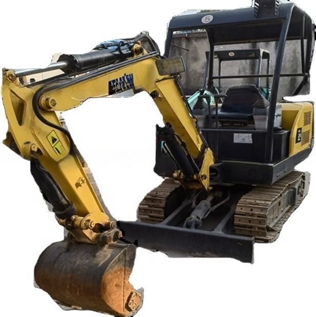 2 Ton Kullanılmış Japonya Komatsu PC 20 MR Sıçan Kazı makinesi düşük çalışma saatleri ve ideal