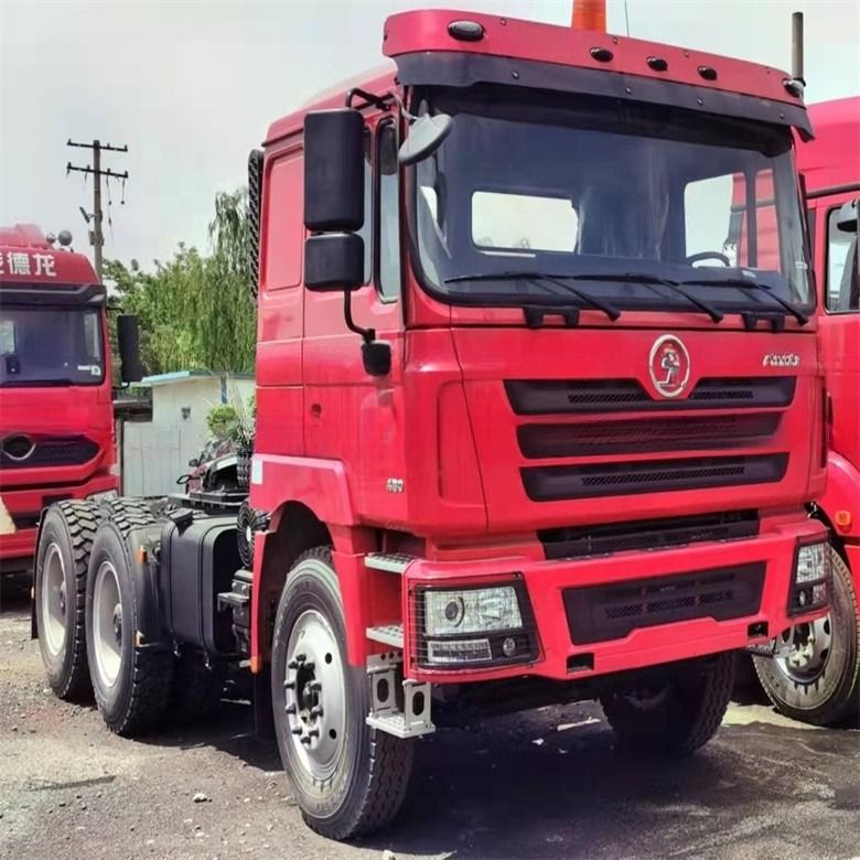 6*4 Shacman Kullanılmış Kamyon Traktörü Elektronik Dayanıklılık Kontrol Sistemi ve Dokunmatik Ekranla