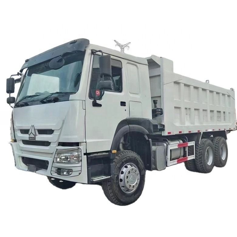 Multimedia sistemi 6x4 Howo Dump Truck Sinotruck 371 LHD ile donanımlı ve sol direksiyon