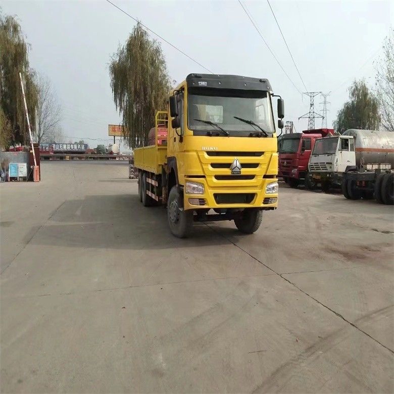 Sinotruk WD615 Motor Model 10 Tonluk Kamyon Montajlı Vinç ve Orijinal Hidrolik Silindir