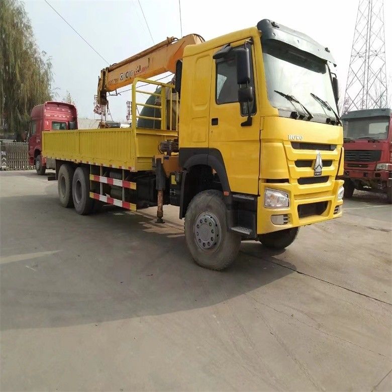 Sinotruk WD615 Motor Model 10 Tonluk Kamyon Montajlı Vinç ve Orijinal Hidrolik Silindir