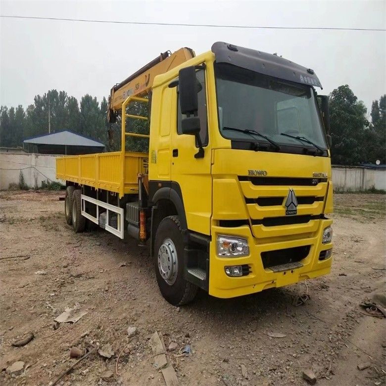 Sinotruk WD615 Motor Model 10 Tonluk Kamyon Montajlı Vinç ve Orijinal Hidrolik Silindir