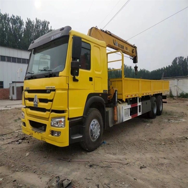 Sinotruk WD615 Motor Model 10 Tonluk Kamyon Montajlı Vinç ve Orijinal Hidrolik Silindir