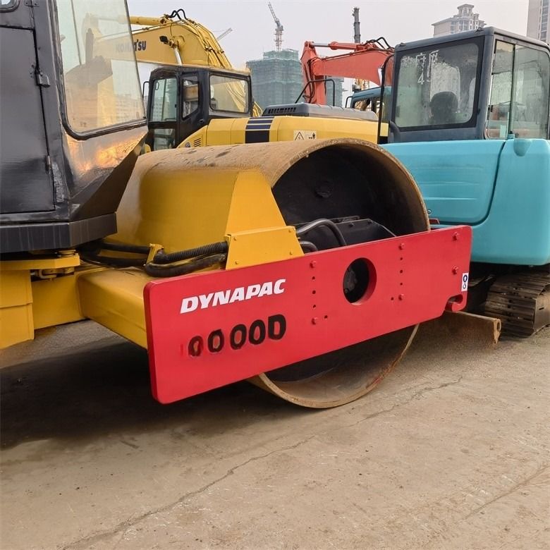 40KN Heyecan verici Güç Dynapac CA30D Kullanılmış Yol Roleri Yol Onarımı için Tek Davul Roleri