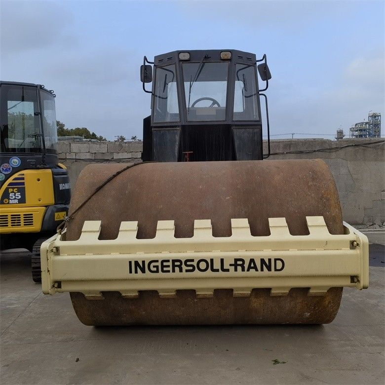 Amerika İthalatlı Orijinal Ingersoll-Rand SD100 Yol Makineleri Kullanılmış Tek Davul Roleri
