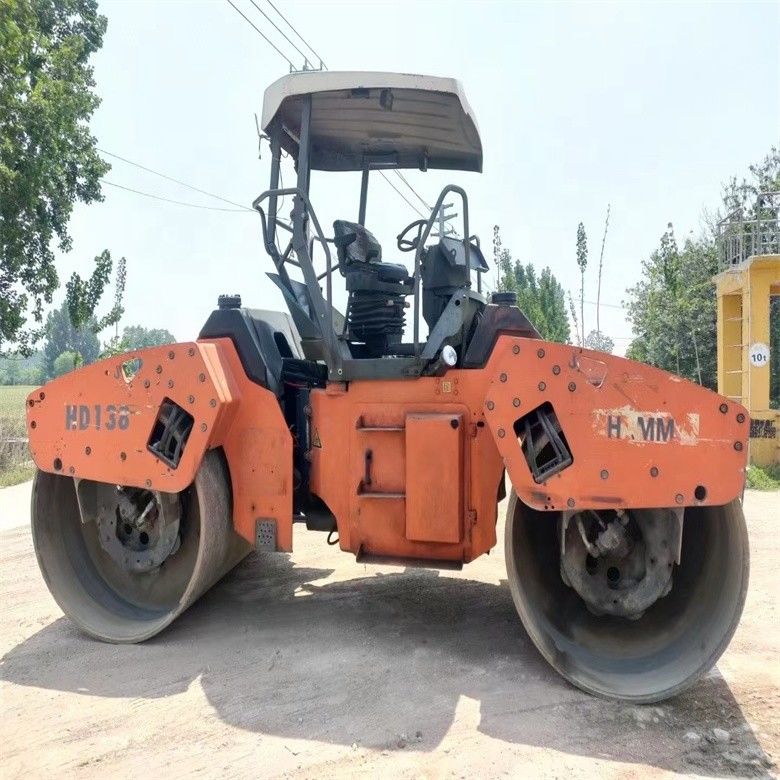 14 Ton Kullanılmış HAMM HD130 Yol Roleri ABD'den Otoyol Köprüsü Mühendisliği İçin İthalat edildi