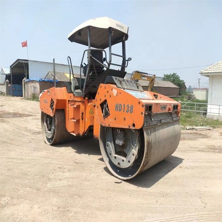 14 Ton Kullanılmış HAMM HD130 Yol Roleri ABD'den Otoyol Köprüsü Mühendisliği İçin İthalat edildi