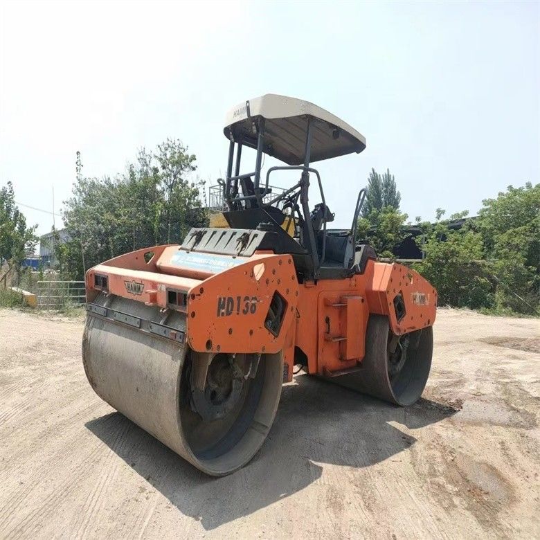 14 Ton Kullanılmış HAMM HD130 Yol Roleri ABD'den Otoyol Köprüsü Mühendisliği İçin İthalat edildi