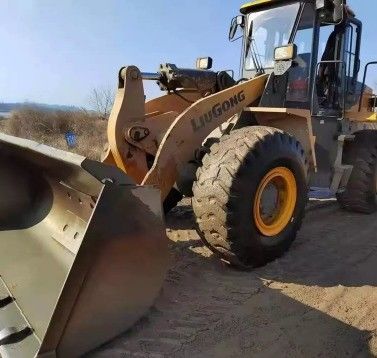 2019 Front End Loader Liugong ZL50CN Tekerlek Tipi 5 Ton Toprağı Taşımak için Kullanılan Makine