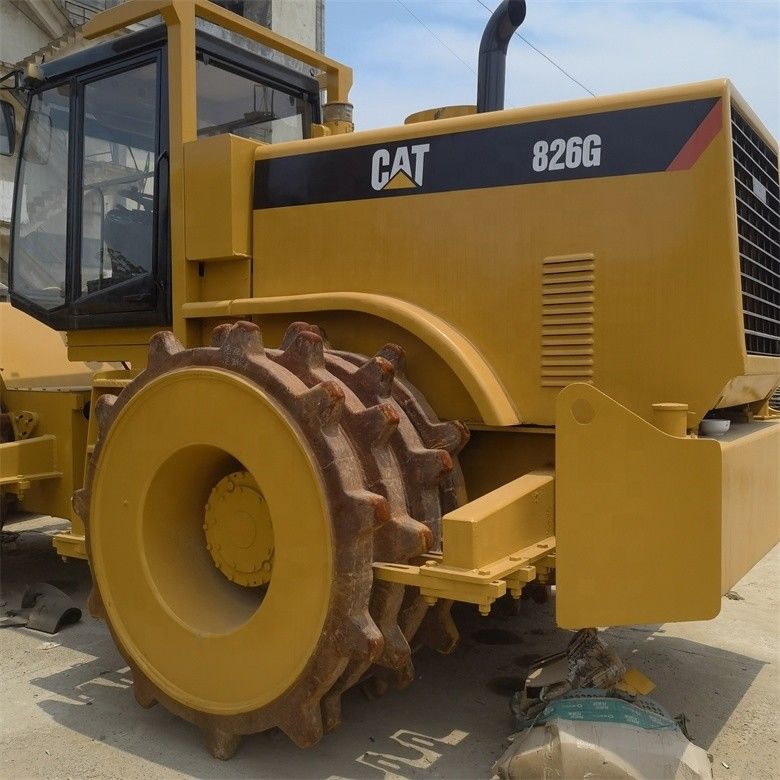 35 Ton Kullanılmış Caterpillar Cat 826G Kompaktör Harika Durumda Orijinal Renk Japonya