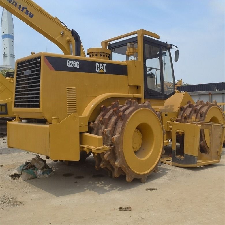 35 Ton Kullanılmış Caterpillar Cat 826G Kompaktör Harika Durumda Orijinal Renk Japonya