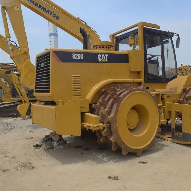 35 Ton Kullanılmış Caterpillar Cat 826G Kompaktör Harika Durumda Orijinal Renk Japonya