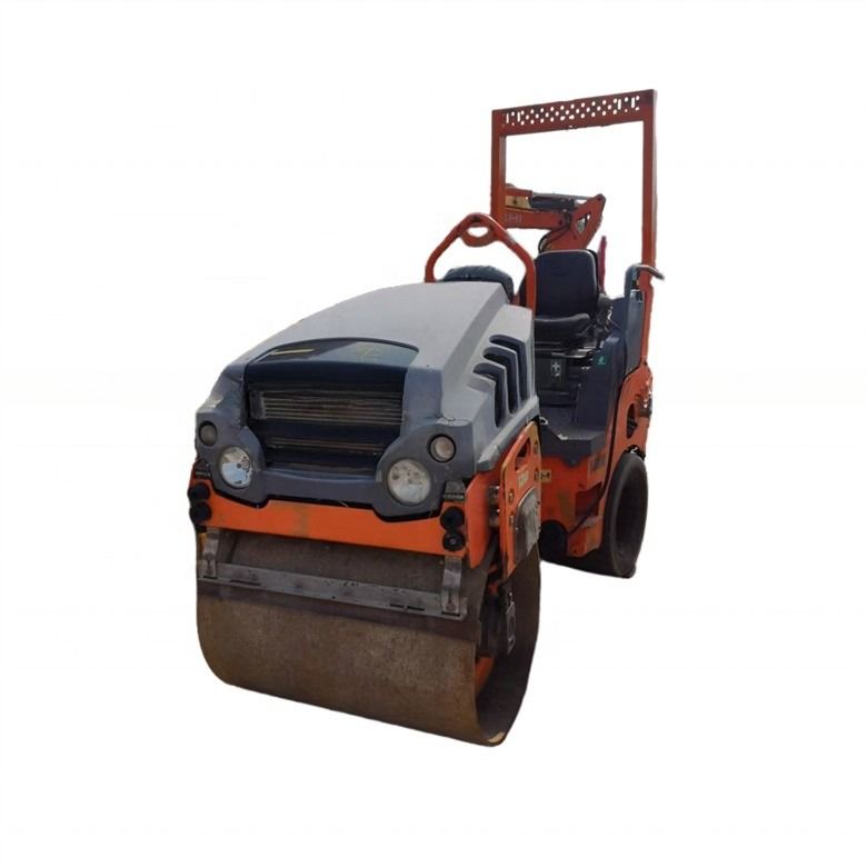 2.5 Ton Kullanılmış Hamm Roller Compactor HD35VT orijinal renkte 28KN heyecanlı kuvvetle