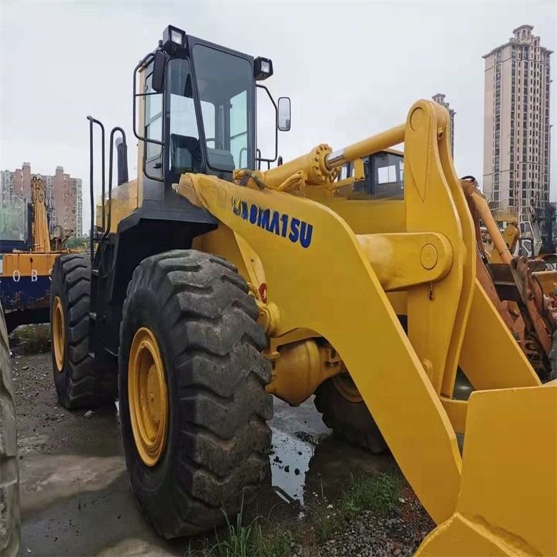 Japonya Yapımı WA420-3 3.5cbm 6t Dünya Hareketleri için Kullanılmış Komatsu Tekerlekli Yükleyici