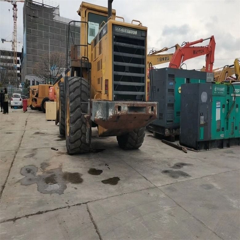 İnşaat 12 Ton Kullanılmış Komatsu WA600-3 Tekerlek Yükleyici 600 Model Ağır Ön Baş Yükleyici WA600-6